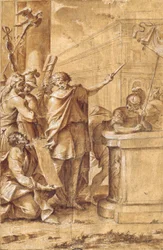 Constantijn de Grote geeft opdracht tot de bouw van de basiliek van S. Giovanni in Laterano